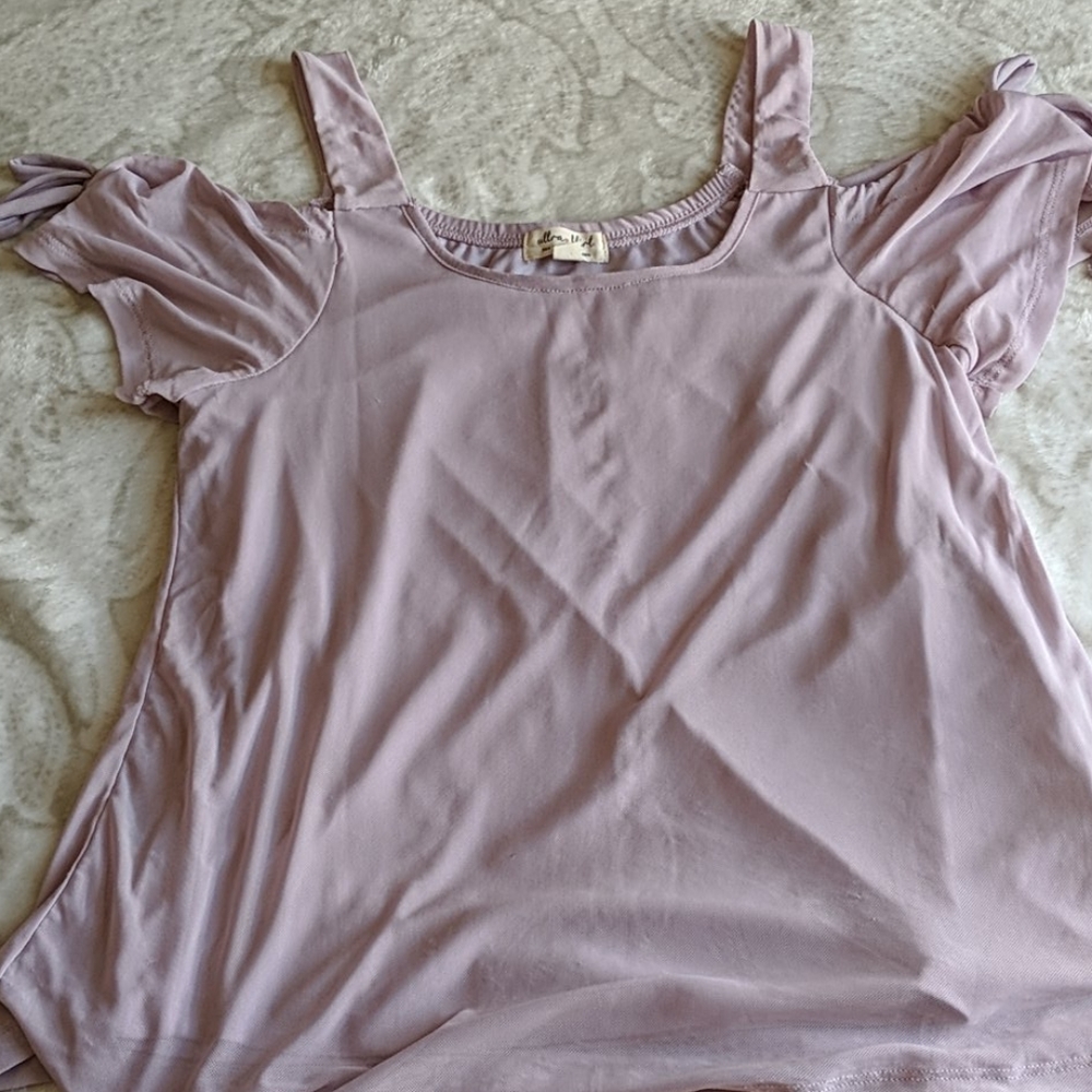 Lavender off the shoulder